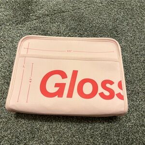 Glossier Pink and Red Pouch